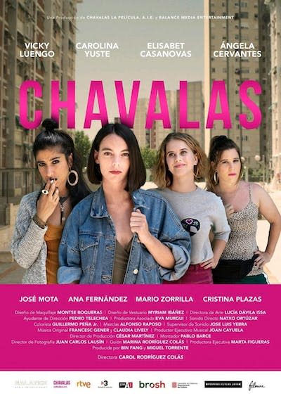 Cartel de la película Chavalas (2021), de Carol Rodríguez Colás.
