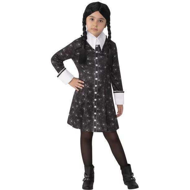 <p><a href="https://go.redirectingat.com?id=74968X1596630&url=https%3A%2F%2Fwww.walmart.com%2Fip%2FThe-Addams-Family-Wednesday-Addams-Child-Costume%2F210918244&sref=https%3A%2F%2Fwww.womansday.com%2Fstyle%2Ffashion%2Fg44211558%2Fwednesday-addams-costumes-ideas%2F" rel="nofollow noopener" target="_blank" data-ylk="slk:Shop Now;elm:context_link;itc:0;sec:content-canvas" class="link rapid-noclick-resp">Shop Now</a></p><p>'The Addams Family' Wednesday Addams Child Costume</p><p>walmart.com</p><p>$38.57</p>