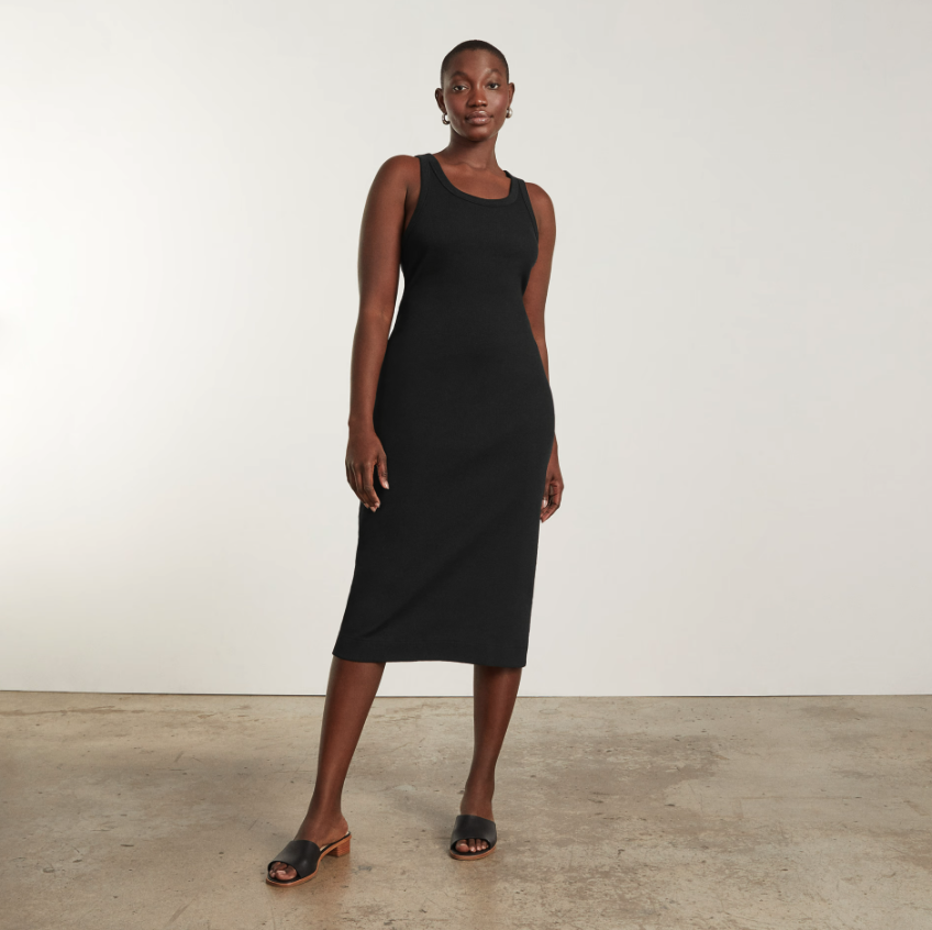 The Ribbed Tank Dress. Image via Everlane.