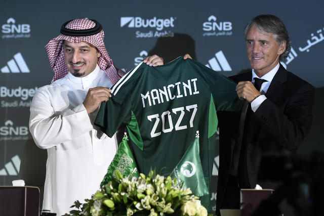 Roberto Mancini named new Saudi Arabia coach - BBC Sport