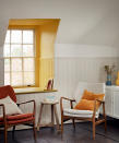 <p> Put some zesty energy into a neutral farmhouse living room idea with a splash of optimistic yellow. Cheerful and calming yet energetic, honeyed shades offer rays of happiness wherever they go. Just the thing for contemporary and traditional spaces alike, there’s a sunny-side-up palette to dip into - from moreish lemon curd and buttery pastel shades to richer ochre and mustard kicks. It's no wonder that yellow is a key paint color trend!  </p> <p> Justyna Korczynska, senior designer at Crown, says: ‘A color palette of chalky yellows will reflect all available sunlight - for added depth try a livelier shade of yellow on a wall that is at right angles to a window.’ </p> <p> ‘For a modern look, balance yellows with something cool like a pale gray or an off-white. Try teaming this with natural woods and materials like wicker and bamboo as these will blend in well with the contrasting tones as yellow easily adds warmth to any room.’ </p>