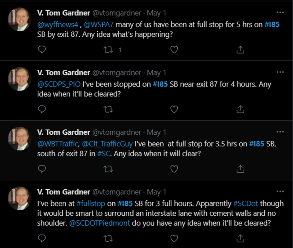 Tom Gardner’s tweets on Saturday, May 1, 2021