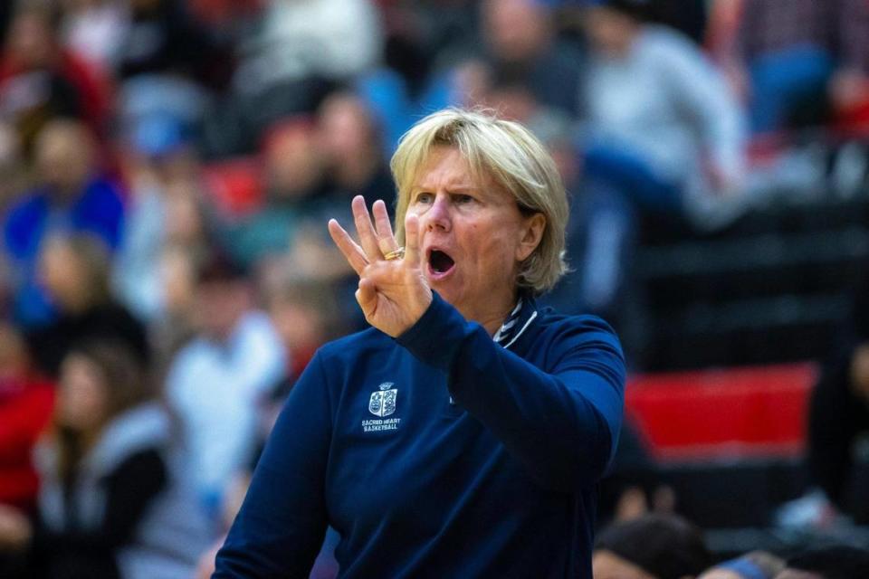In 2023, Sacred Heart’s Donna Moir won her sixth state championship as a head coach and third in a row.