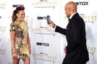 <p>Of their PDA on the <em>And Just Like That ... </em>red carpet in N.Y.C. last month, the pair joked that not seeing each other much because of work schedules lets them "save the spark," Kodjoe said. "And when we see each other, we let it out."</p>