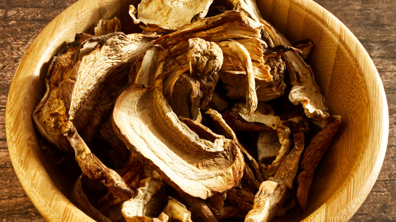 Dried porcini mushrooms