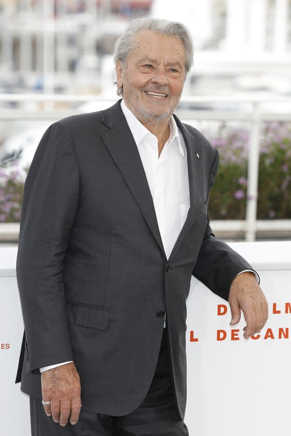 Alain Delon recibió un premio honorífico en Cannes en 2019