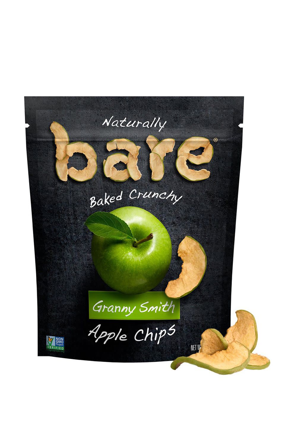 <p>$23 for a 6-pack</p><p><a rel="nofollow noopener" href="https://www.amazon.com/Bare-Natural-Apple-Granny-Gluten/dp/B01D52P7Z2/" target="_blank" data-ylk="slk:SHOP NOW;elm:context_link;itc:0;sec:content-canvas" class="link ">SHOP NOW</a></p><p>There's only one simple ingredient in these fruit chips from <a rel="nofollow noopener" href="https://www.amazon.com/stores/node/16926161011?_encoding=UTF8&field-lbr_brands_browse-bin=Bare&ref_=bl_dp_s_web_16926161011" target="_blank" data-ylk="slk:Bare;elm:context_link;itc:0;sec:content-canvas" class="link ">Bare</a>: apples. Without preservatives, sugar, and other additives, they're as clean as snacks get.</p>