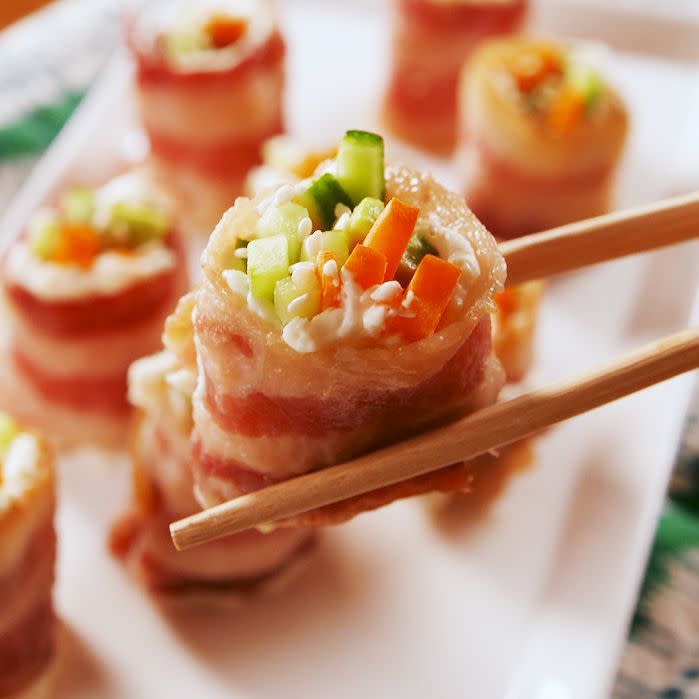 Keto Bacon Sushi