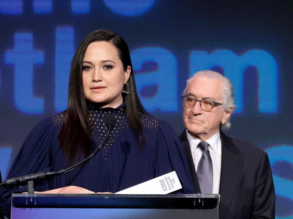 Lily Gladstone and Robert De Niro at the Gotham Awards 2023 (Getty Images for The Gotham Film)