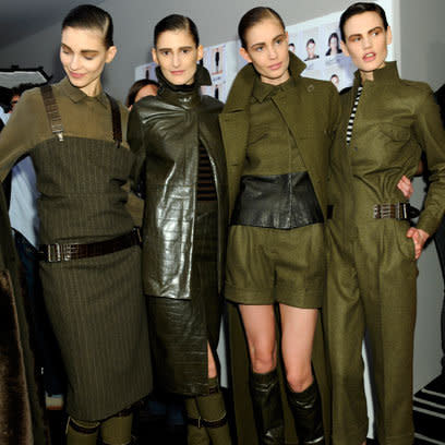 Max Mara AW12 Backstage