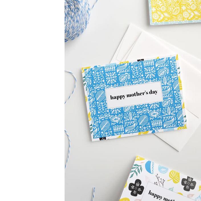 <p>This brightly patterned card is sure to stand out among the many your mom will receive this Mother's Day (and there are several more color and design options available, too!). </p><p>Get the <a href="https://www.aliceandlois.com/printable-mothers-day-cards/" rel="nofollow noopener" target="_blank" data-ylk="slk:Patterned printable" class="link "><strong>Patterned printable</strong></a> at Alice and Lois.</p>