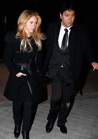 <p>Europa Press/Europa Press/Getty</p> Shakira and her brother Tonino Mebarak at an event in November 2013 in Madrid, Spain.