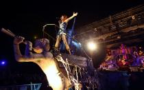 Und noch einmal die "Abenteuer"-Performance. Andrea Berg live on Stage beim "Heimspiel" 2012. (Bild: 2012 Getty Images)