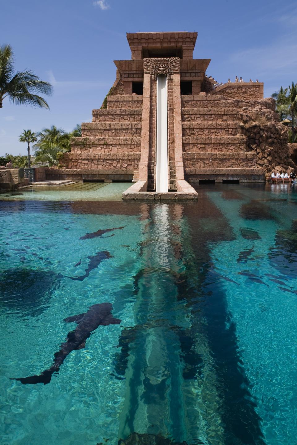 Leap of Faith Water Slide, Nassau, Bahamas