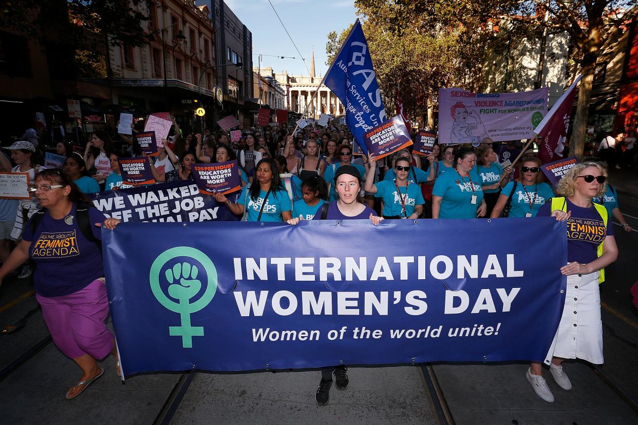 <p>The debates are taking place on International Women’s Day and will be broadcast from nine countries </p> (Getty Images)