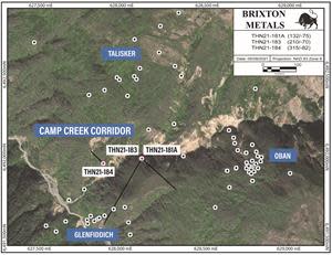 Camp Creek Drilling Plan Map