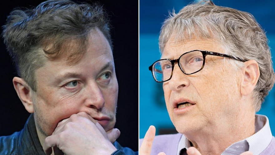 Una de las críticas de Gates a Bitcoin involuró a Elon Musk: 