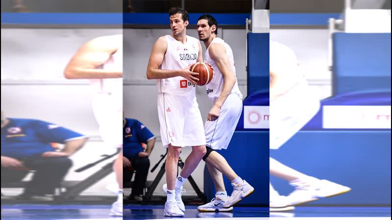 塞爾維亞陣中有不少NBA球員，實力堅強。（圖／翻攝自FIBA官網）