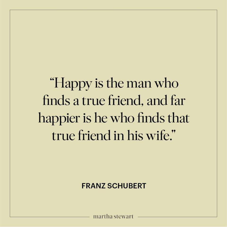 anniversary quote by Franz Schubert