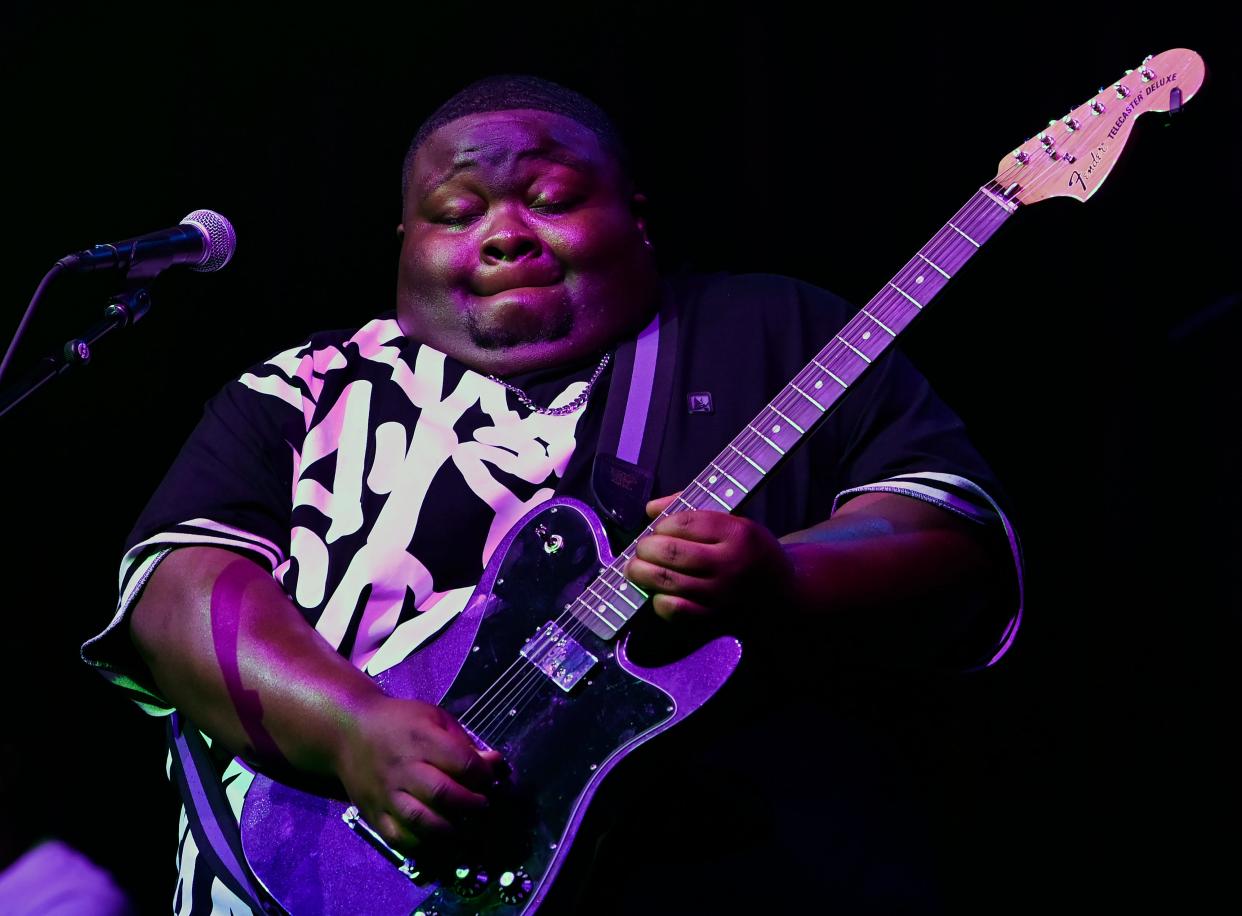 Contemporary blues, rock & roll, soul, and R&B guitarist Christone “Kingfish” Ingram performs Thursday evening at Ludlow Garage.