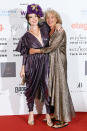 <p>Gaia Wise and Emma Thompson embrace on Sept. 17 at The Icon Ball to raise funds for NHS Charities Together and Well Child at the Landmark Hotel in London.</p>