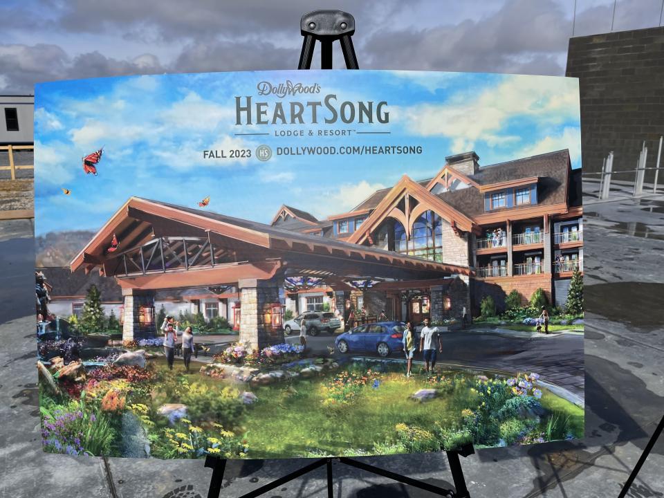 Dollywood's HeartSong Lodge and Resort is expected to be the first major project of the 