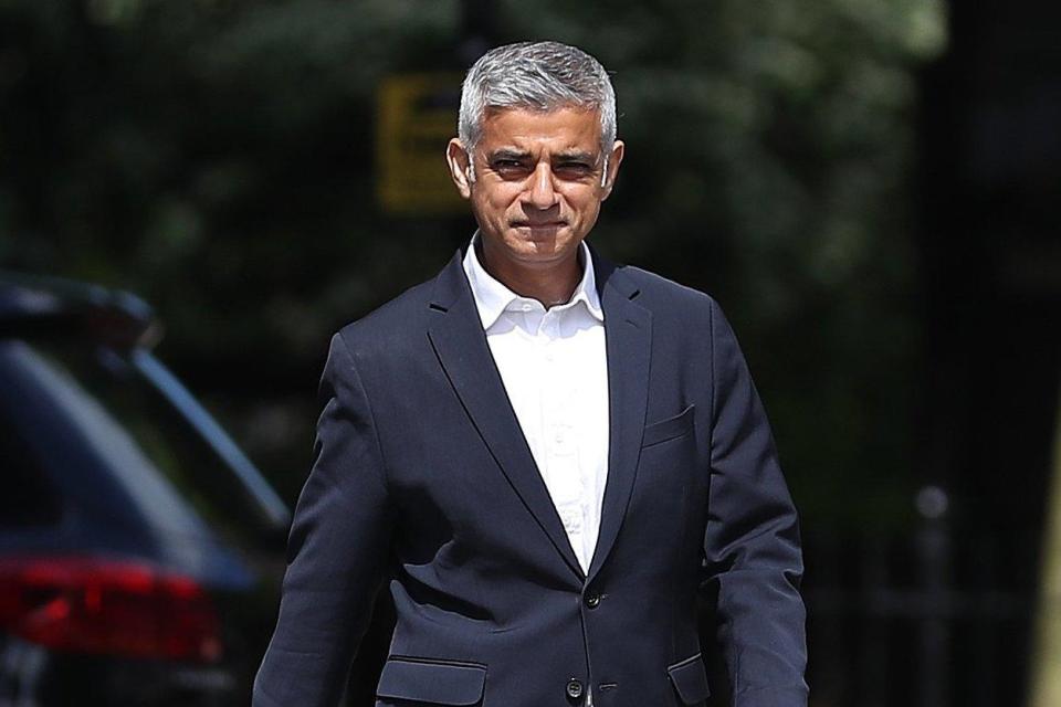 Sadiq Khan hopes car-free events will help cut emissions in the capital (AFP/Getty Images)
