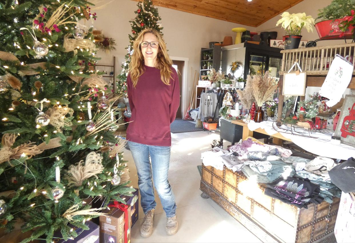 Sarah Bessinger, owner of Scapes by Sarah Landscaping and Greenhouse opened a new, year-round retail location at 1380 Ohio 4 in September.
