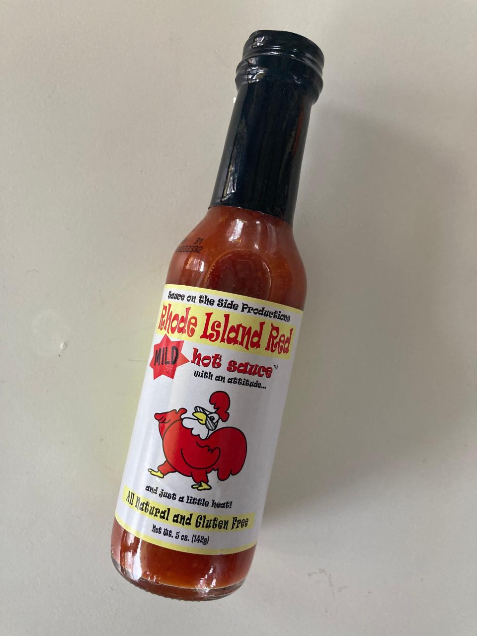 Rhode Island Red Hot Sauce sells for $5 a bottle.