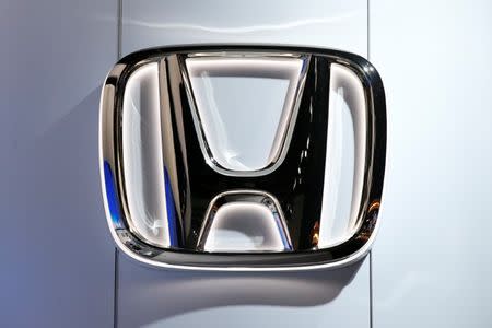 The Honda logo is seen during the North American International Auto Show in Detroit, Michigan, U.S., January 10, 2017. REUTERS/Brendan McDermid