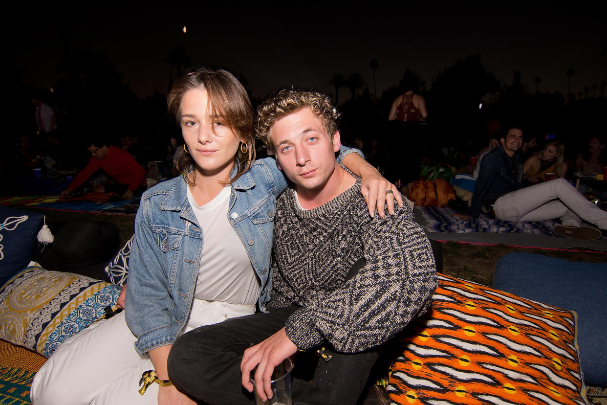 HOLLYWOOD, CA - SEPTEMBER 04:  Addison Timlin and Jeremy Allen White attend Cinespia's screening of 