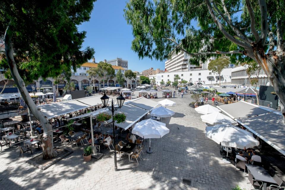 Grand Casemates Square takes its name from the British-built casemate and bombproof barracks completed in 1817 (Gibraltar Tourism)