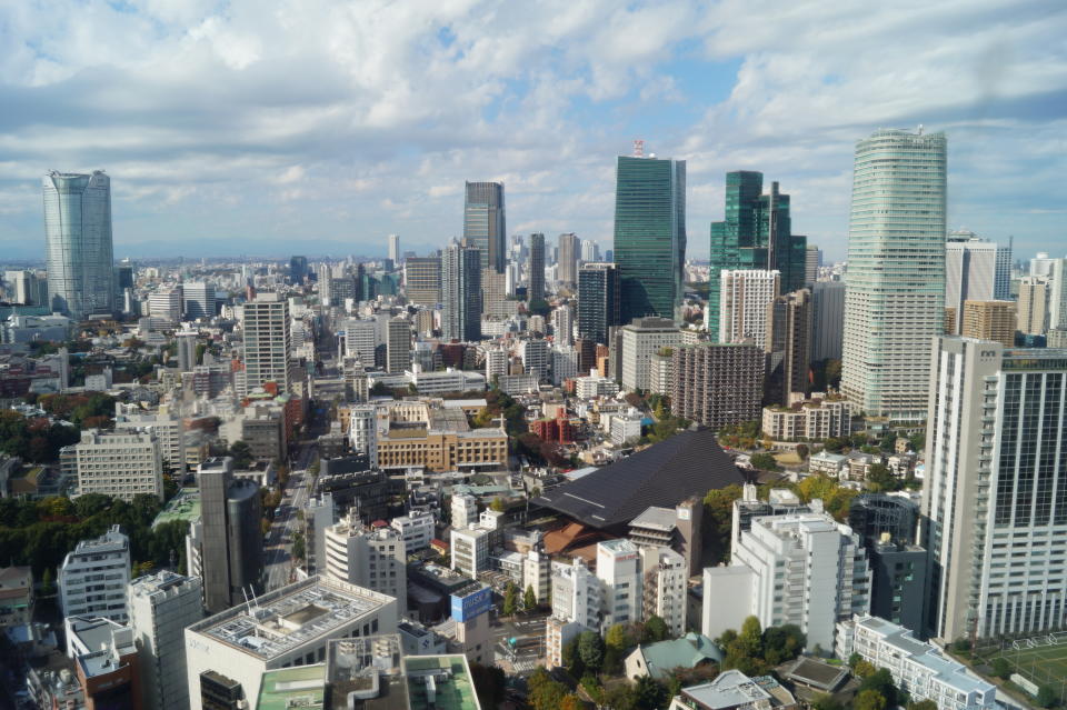 A view from Tokyo Tower. (Photo: Michael Walsh/Yahoo News)