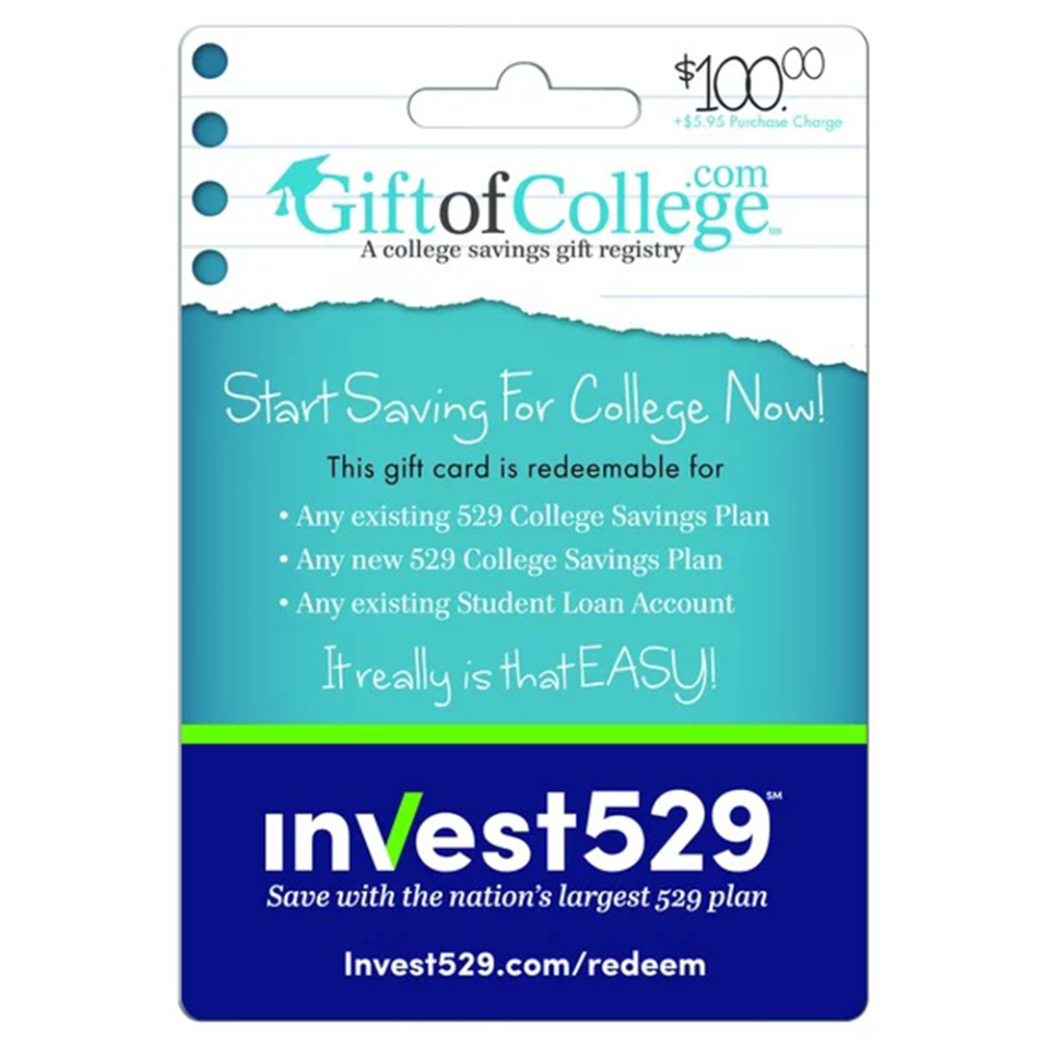 <p><a href="https://go.redirectingat.com?id=74968X1596630&url=https%3A%2F%2Fwww.walmart.com%2Fip%2FGift-of-College-Invest529-100-Gift-Card-Email-Delivery%2F378906074&sref=https%3A%2F%2Fwww.bestproducts.com%2Fparenting%2Fbaby%2Fg2326%2Fnew-baby-gifts-for-parents%2F" rel="nofollow noopener" target="_blank" data-ylk="slk:Shop Now;elm:context_link;itc:0;sec:content-canvas" class="link ">Shop Now</a></p><p>Gift of College & Invest529 $100 Gift Card (Email Delivery)</p><p>$105.95</p><p>walmart.com</p>