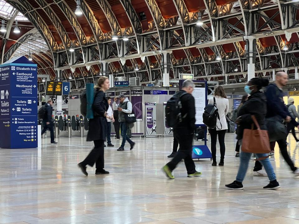 London Paddington station.   (Simon Calder)