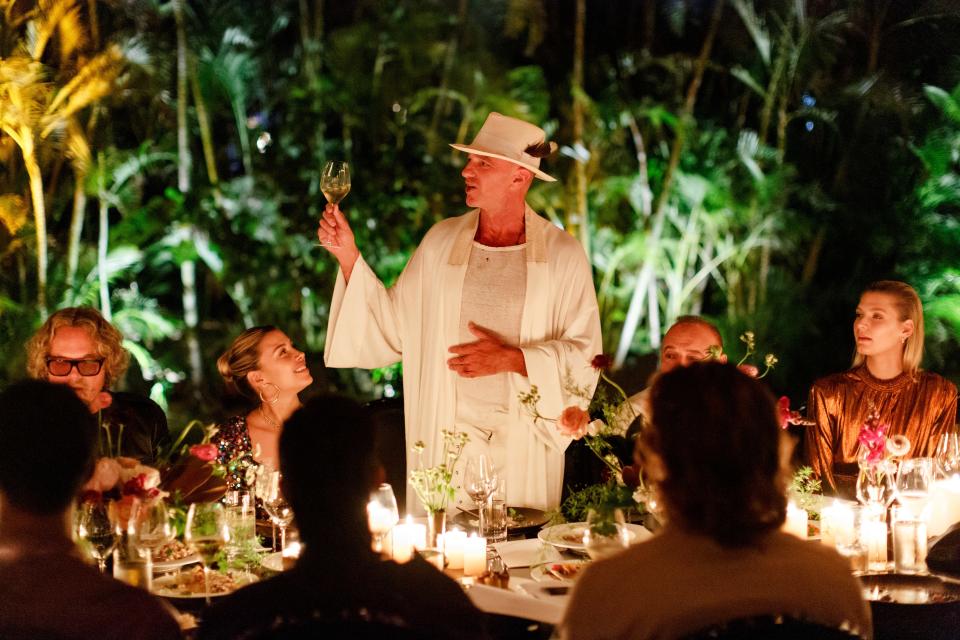 Alan Faena welcomes his guests