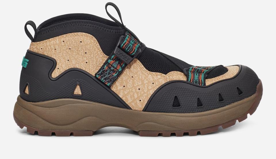 Teva’s Revive ’94 Mid shoes in Black/Tan. - Credit: Courtesy of Teva