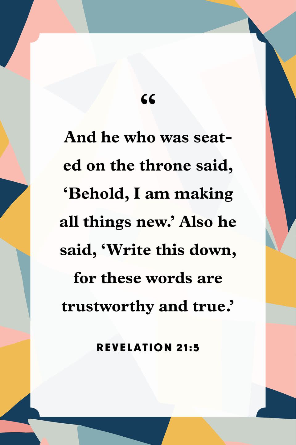 Revelation 21:5