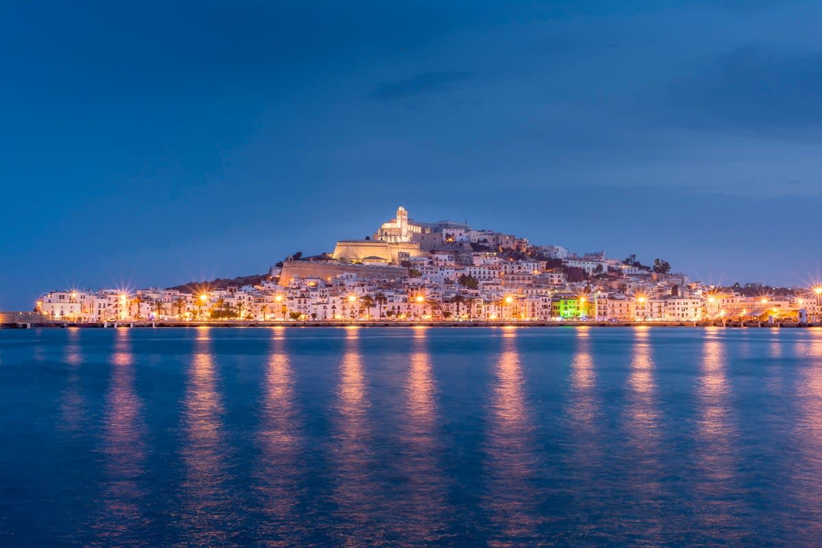 Looking back over Ibiza Town and the Dalt Vila (Getty Images/iStockphoto)