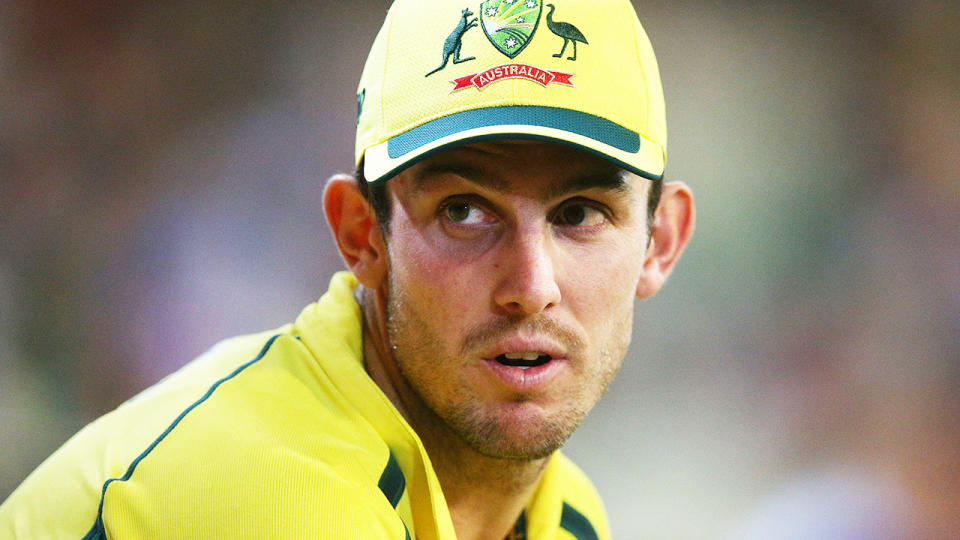 Mitch Marsh, pictured here in action for Australia against Pakistan in 2017.