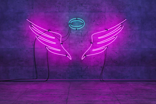 Angel Wings LED Neon Sign - Planet Neon Made in London Neon Signs