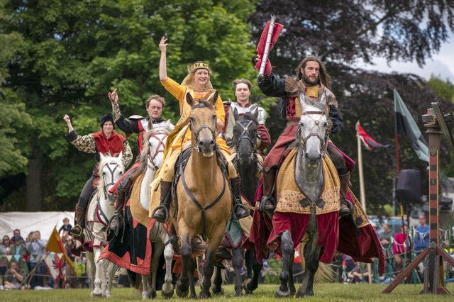 Jousting tournament at Linlithgow Palace