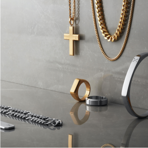 Men's Chains: Sterling Silver + Gold Chains - JAXXON