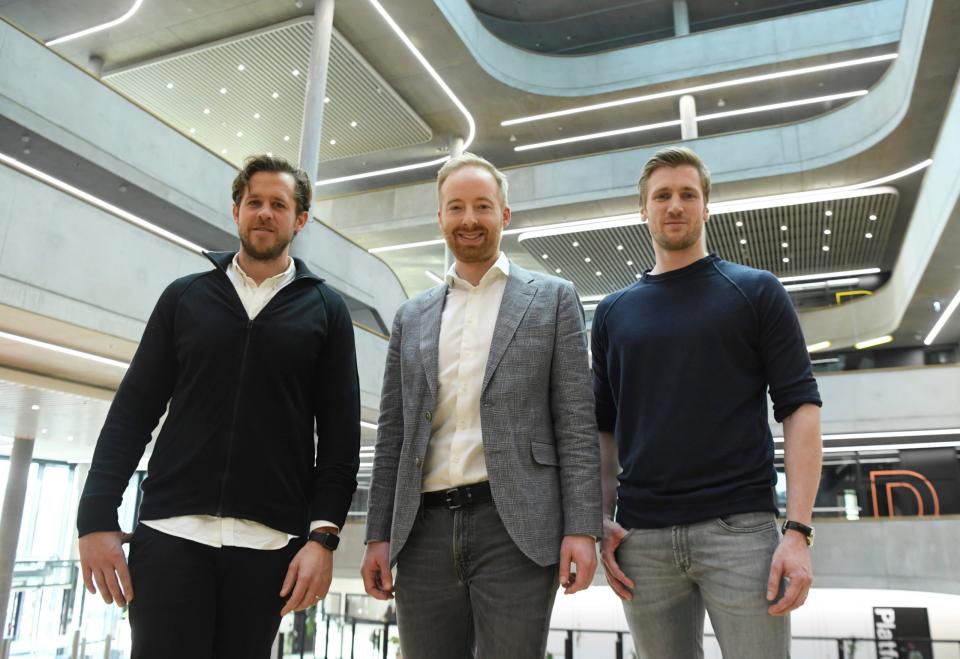 Die Zalando Co-CEOs (v.l.) Robert Gentz, Rubin Ritter und David Schneider