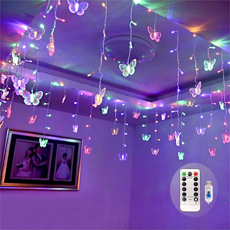 Best Outdoor Christmas Lights butterfly curtain