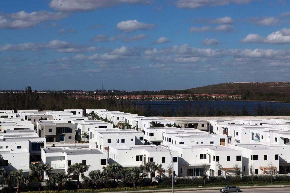 DeSantis-backed bills HB 1355 and SB 264 would limit the real estate buying and investing power of foreign nationals and non-residents from China, Russia, Iran, Syria, North Korea, Venezuela and Cuba. Above: Housing development surrounding Covanta waste facility in Doral on Friday, February 10, 2017.