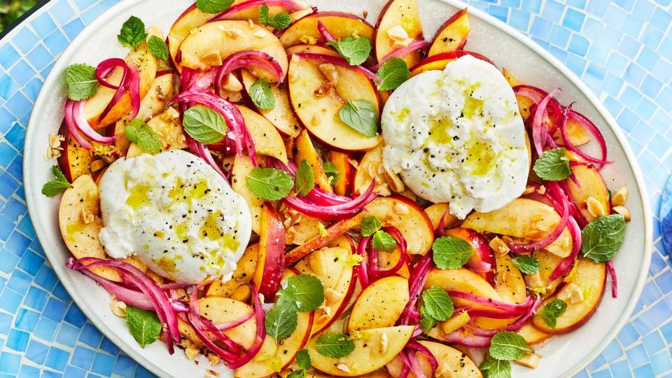 Nectarine-and-Burrata Salad