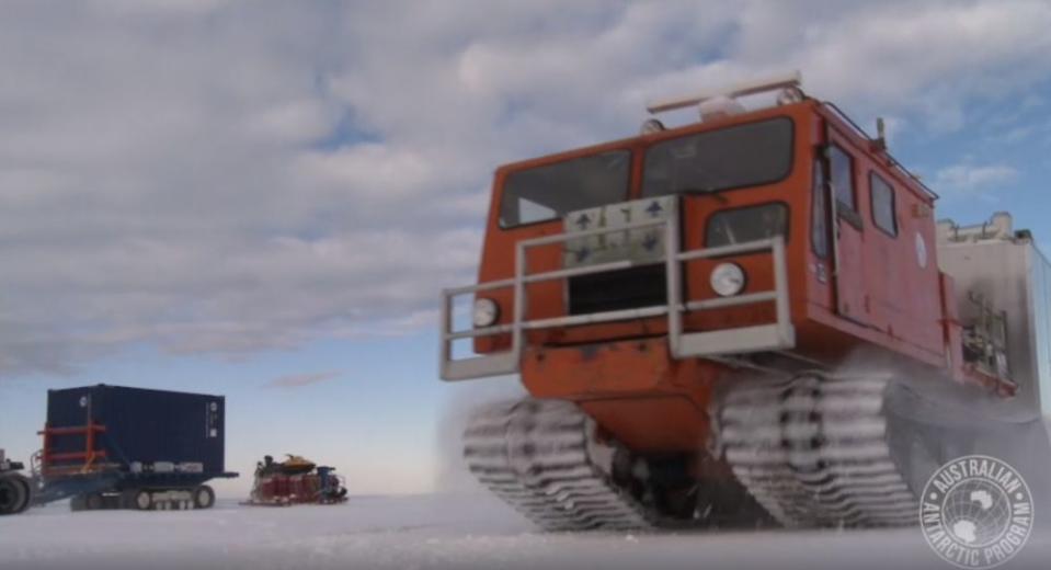 Preparación de la misión Law Dome Hydroxil | imagen Australian Antarctic Division