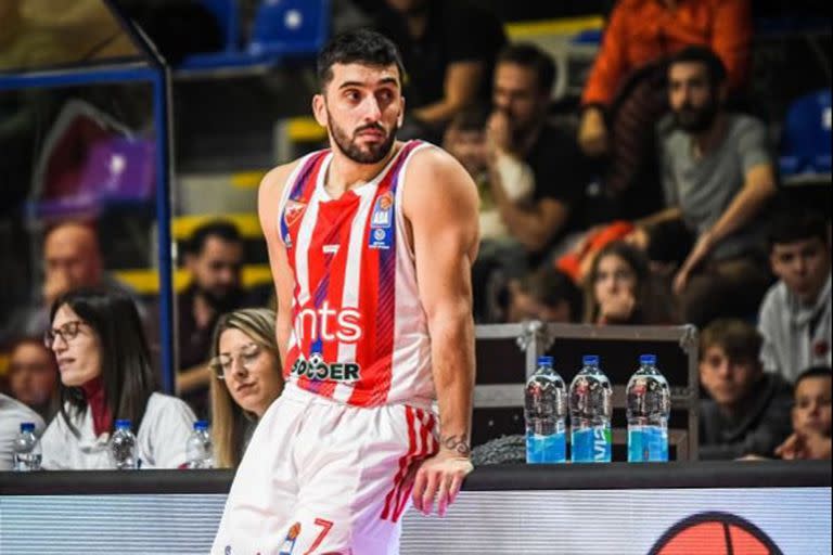 Facundo Campazzo, en Estrella Roja, después de meses de mucha incertidumbre