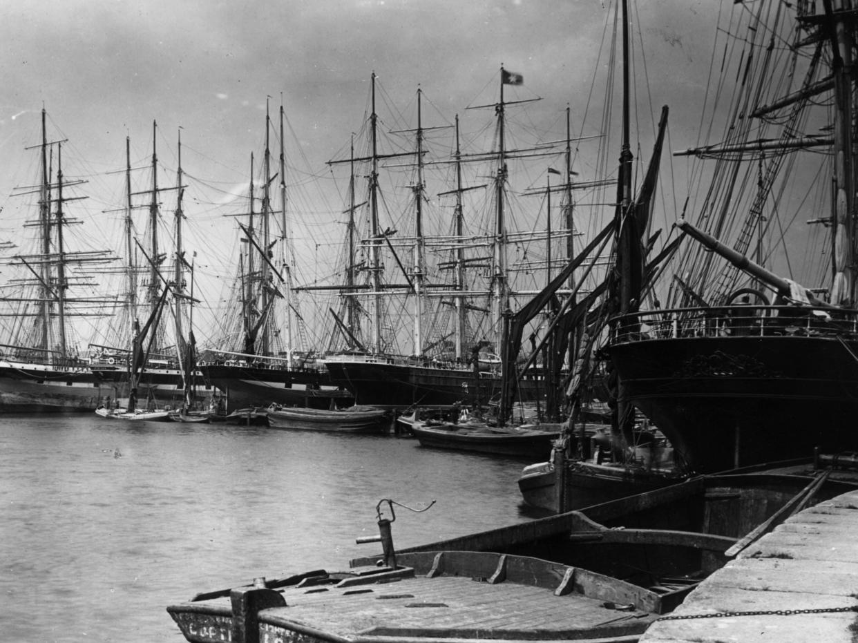 East India Docks, London, 1892 (Getty Images)